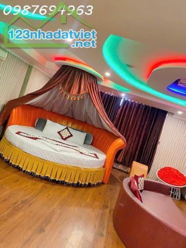 BÁN HOTEL TRUNG SƠN, 7 TẦNG 6x20M 23PN HẦM THANG MÁY ĐẦY ĐỦ, DÒNG TIỀN 250TR/TH, ĐƯỜNG LỚN - 1