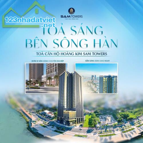 Căn 1PN view sông Hàn pháo Hoa cực đẹp tại SAM TOWERS, hỗ trợ vay 70%