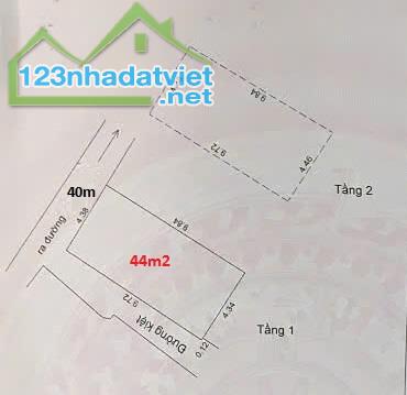 ► Nhà Lô Góc kiệt, sát Mặt Tiền Hoàng Diệu, 44m2, 2 tầng, 2.55 tỷ - 1