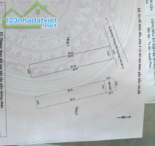 Cần bán nhà 2 tầng kiệt Trưng Nữ Vương, giá chỉ nhỉnh 3 tỷ.