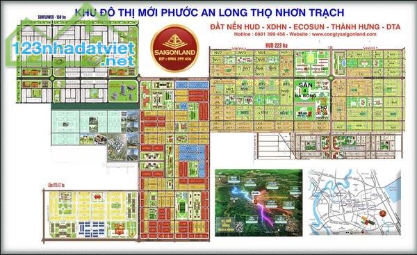 Saigonland nhận Ký Gửi - Mua Bán đất nền dự án HUD và XDHN sổ sẵn  tại Nhơn Trạch Đồng - 4