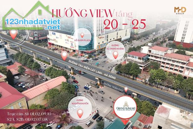 CĂN HỘ 2PN 92.6M2 CHỈ CÓ 3.91 TỶ, ck 9%, htls 0% tại GRAND SUNLAKE - view hồ - 3