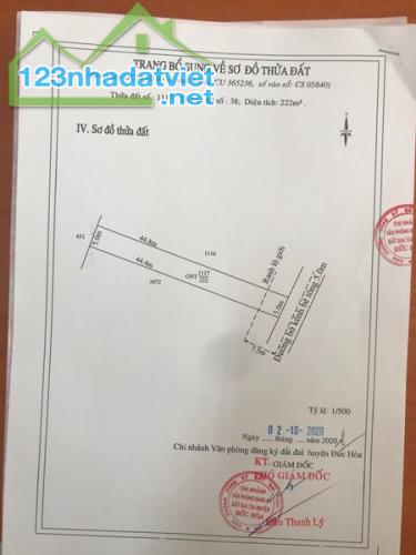 BÁN LÔ ĐẤT XÂY TRỌ 222M2 HẠ GIÁ CHỈ CÒN 900TR- GẦN CHỢ MỸ HẠNH NAM - 5