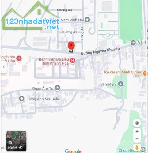 BÁN LÔ ĐẤT ĐẸP KHU ĐÔ THỊ NAM VĨNH HẢI - MẶT ĐƯỜNG NGUYỄN KHUYẾN - THÀNH PHỐ NHA TRANG.