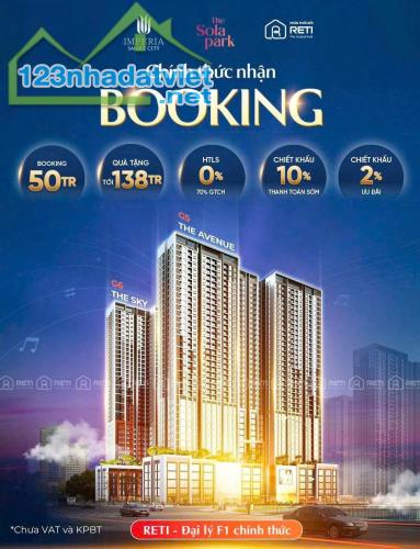 💥 Nhận Booking The Sola Park G5 _ G6 chỉ với 50tr 💥