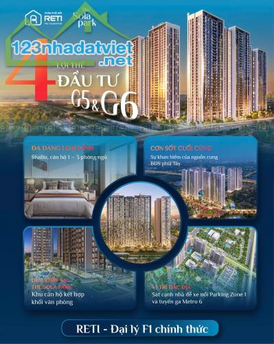 💥 Nhận Booking The Sola Park G5 _ G6 chỉ với 50tr 💥 - 1