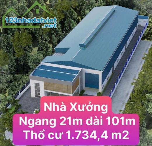 CỦ CHI - NHÀ XƯỞNG ĐANG HOẠT ĐỘNG, MẶT TIỀN ĐƯỜNG BÌNH MỸ, DT 2113m2