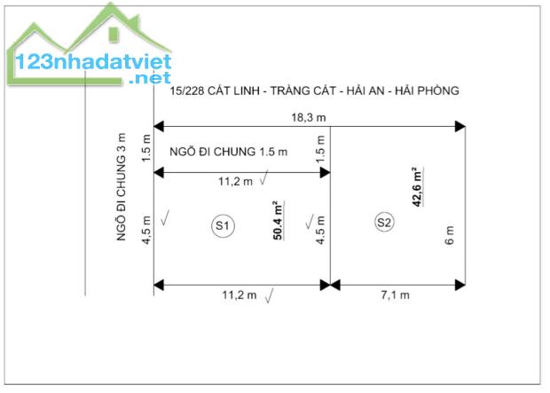 Bán đất ngõ 216 Cát Linh - Tràng Cát , quận Hải An, Hải Phòng - 2