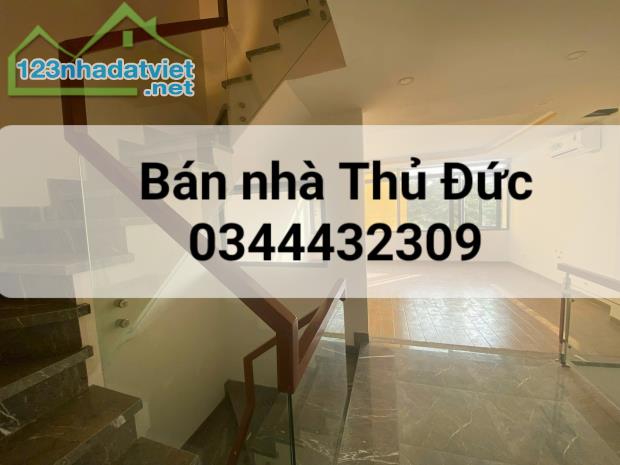 Bán nhà Thủ Đức, Siêu thị Coopmart, Quang Trung, Hiệp Phú, 110 m2, 4 tầng BTCT, 10 tỷ xx - 1