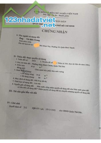 🏚 Nhà trọ, giá rẻ, vị trí vàng, Hiệp Bình Chánh cạnh Giga Mall, Diện tích 100m2, Chỉ 6.9 - 3