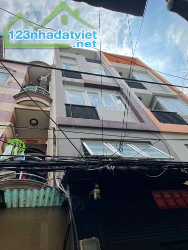 NHÀ MỚI 27M2 5 TẦNG - TRUNG TÂM  QUẬN 10 - CÁCH CHỢ AN ĐÔNG PLAZA 300M . CÁCH 5 CĂN RA