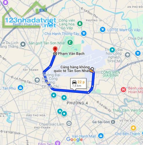 Bán tòa nhà Đường Phạm Văn Bạch - Ngay nhà Ga T 3 Tân Sơn Nhất - 25 tỷ - 3