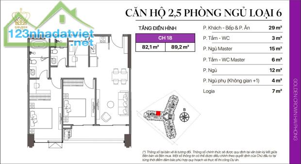 Chinh Phục Đỉnh Cao Cuộc Sống Cùng Căn Hộ 2,5PN Tại Golden Crown Hải Phòng – Sở Hữu Ngay,