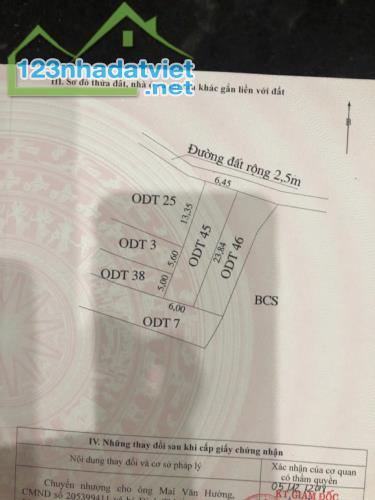 Chính chủ cần bán 2 lô đất liền kề tại Khối Bàu Súng, Phường Thanh Hà, Thành Phố Hội An, - 3