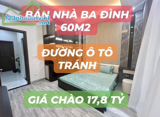 BÁN NHÀ TRUNG TÂM BA ĐÌNH 60M2-MT 6,2M-GIÁ CHÀO 17,8 TỶ-THƯƠNG LƯỢNG TỐT