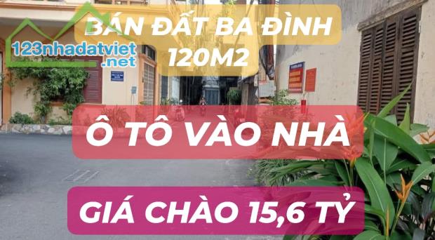 BÁN ĐẤT HOÀNG HOA THÁM 120M2-MT 5M-GIÁ CHÀO 15,6 TỶ-THƯƠNG LƯỢNG TỐT