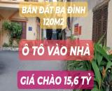 BÁN ĐẤT HOÀNG HOA THÁM 120M2-MT 5M-GIÁ CHÀO 15,6 TỶ-THƯƠNG LƯỢNG TỐT