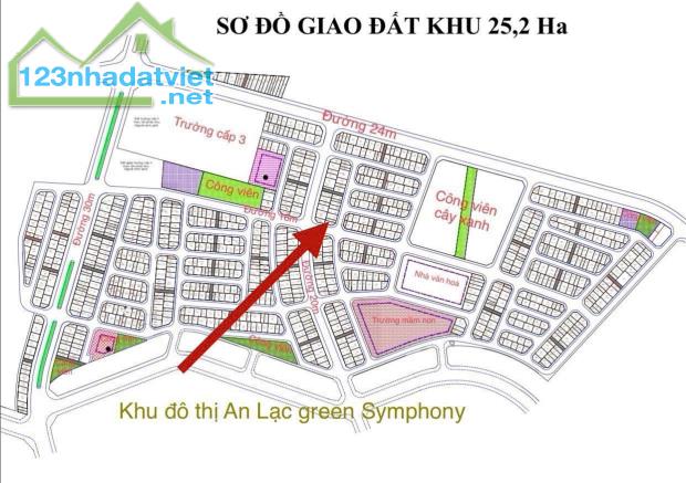 Bán Ô 52m khu dịch vụ 25ha Vân Canh - Hoài Đức