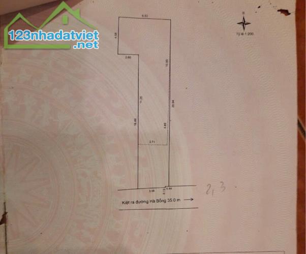 Bán lô kiệt 3m HÀ BỔNG, Phước Mỹ, Sơn Trà, Đà Nẵng dt 97m2 giá 5,999 tỷ.