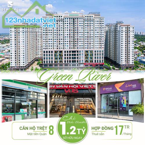 Bán shophouse Green River quận 8