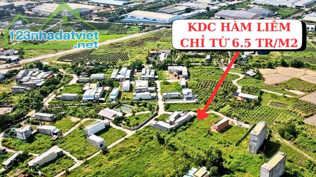 Đất Hàm Liêm - Sau Khu công nghiệp Phan Thiết - 130m2 thổ cư