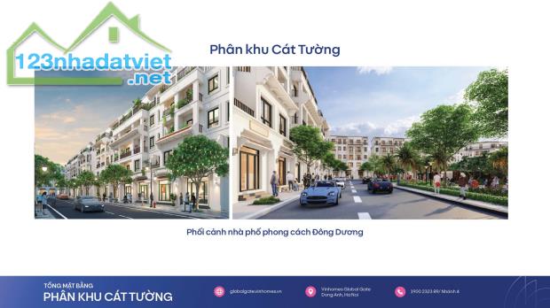 Liền kề PK Cát Tường NN2-46 giá TTS 15,2 tỉ, hướng Tây Bắc 63m2, - 1