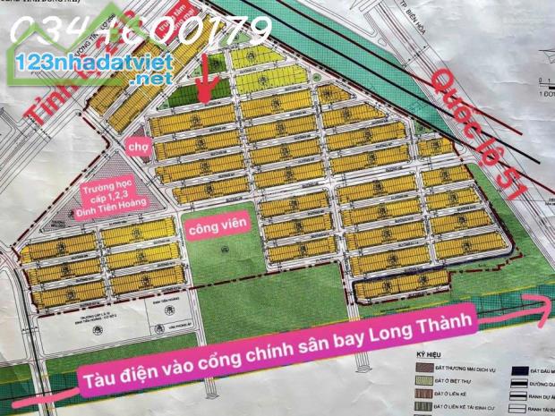 Chỉ hơn 1,85 tỷ sở hữu ngay lô cực đẹp N4 N5 N6 N7 N8 N9 KDC An Thuận cổng chính sân bay