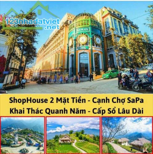 BÁN CĂN SHOPHOUSE VIP NHẤT KHU ĐÔ THỊ TÂY BẮC SAPA, KINH DOANH CHO THUÊ SIÊU LỜI - 5