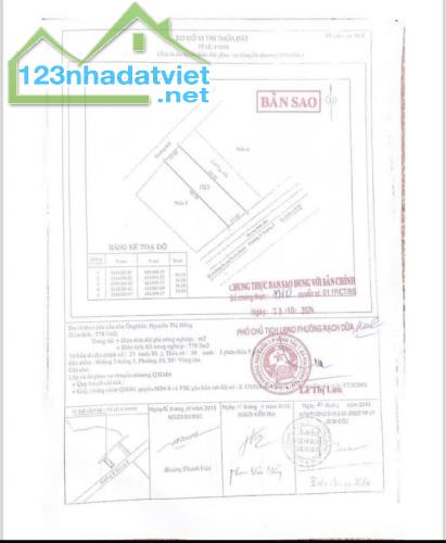 Bán đất Mặt tiền 3/2 p10 dt 14.5x55=780m,đường 45m sổ riêng không qui hoạch,giá 12.8ty