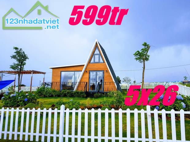 BÁN GẤP 150M2 VIEW HỒ, ĐỒI NGHĨ DƯỠNG SIÊU ĐẸP ĐÀ LẠT CHỈ 600TR TC,SHR