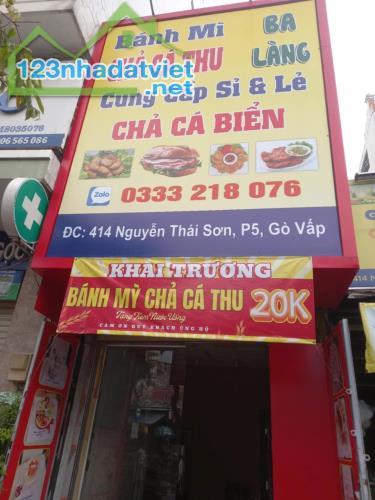 Do bận con nhỏ nên sang gấp mặt bằng đường lớn Nguyễn Thái Sơn