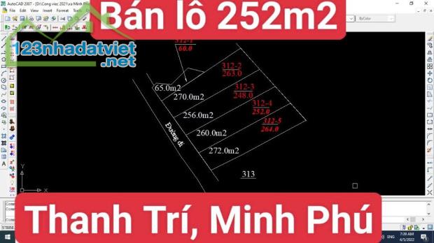 Đẹp Chưa Từng Có! Đất Thanh Sơn, Minh Phú, Sóc Sơn - Mặt Đường Nhựa Sầm Uất - 4