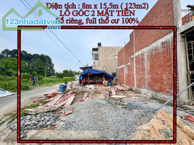 CHỦ GỞI BÁN ĐẤT BIỆT THỰ GÓC 2 MẶT TIỀN (NGANG 8M) KDC HOÀNG MINH CHÁNH P. HÓA AN - 1