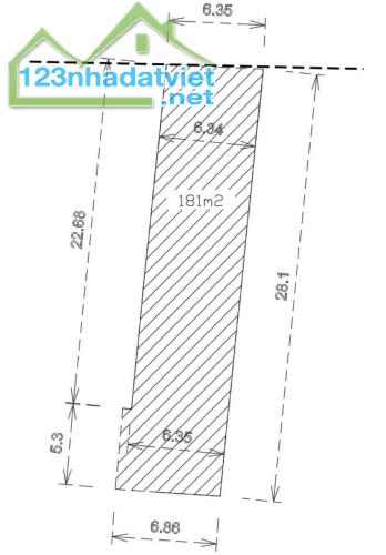 Bán lô đất 181m2 mặt đường Phan Chu Trinh, TP Vinh