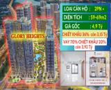 GLORY HEIGHTS CĂN HỘ 2PN- 67M2 CÒN 3.2 TỶ, VAY 70% HỖ TRỢ 24 THÁNG, BÀN GIAO NGAY