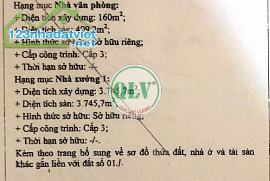 Bán nhà máy sản xuất lúa gạo 19.116 m2 huyện Thạnh Hóa, Long An. - 4