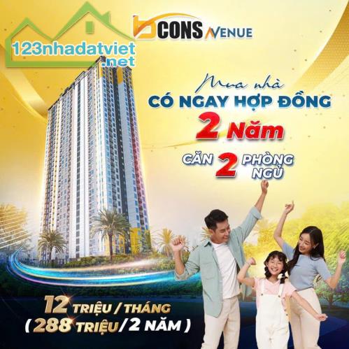 bán căn hộ bcons mặt tiền xa lộ hà nội ngay bến xe miền đông mới - 1