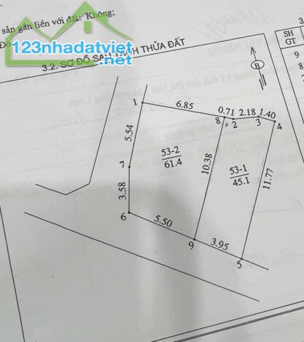 KINH DOANH- VIEW HỒ- Ô TÔ DỪNG ĐỖ  🎋🎋CỔ Bi Thôn Hội 45.1M 1 TẦNG.  MT 4M. Giá 6.7 tỷ  Vi - 1