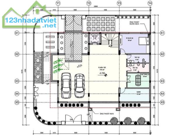 BÁN BIỆT THỰ PHẠM VĂN ĐỒNG- HOÀNG QUỐC VIỆT- CĂN GÓC- 3 THOÁNG- 405m2- 105 tỷ