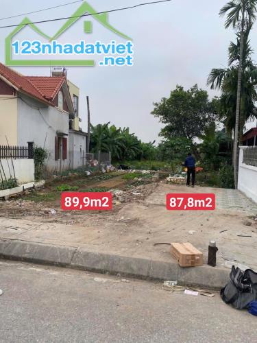 ❌❌ Cc BÁN 2 LÔ ĐẤT F0 TDP QUANG TRUNG - MINH ĐỨC - ĐỒ SƠN . ✔️ Diện tích : 87,7m2 & 89,9 m - 1