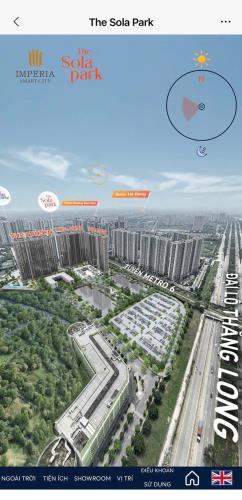 Mở bán Sola park G5-G6 - 1PN-2PN-3PN DT:59m2 Giá 3.3tỷ Vay 0Đ 30T 2 Toà Cuối Cùng Vinhomes - 3