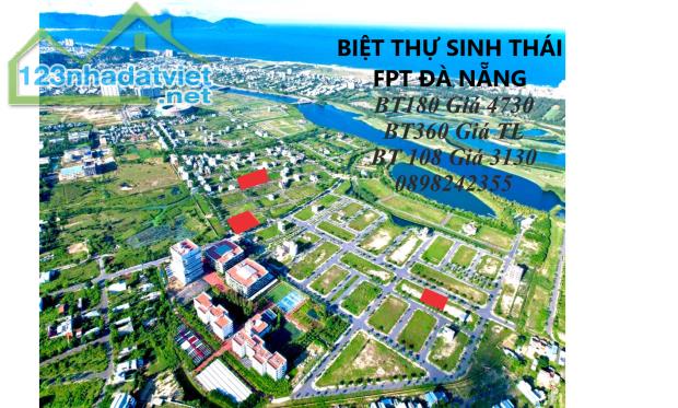 Đất nền FPT Đà Nẵng - lô LK giá nhỉnh 2,9 tỷ - lô góc đối diện trường FPT giá 36,5tr/m2 - 1