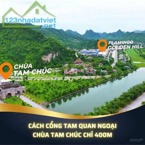 Flamingo Golden Hill - Cơ hội sở hữu Biệt thự, Shophouse 4 tầng view hồ Tam Chúc