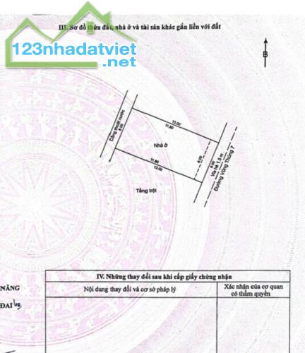 Bán đất tặng nhà c4 mặt tiền 5M5 Vũng Thùng 7 , Phường Nại Hiên Đông , Quận Sơn Trà ⭐⭐⭐⭐⭐ - 2