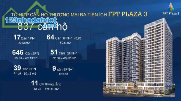 FPT PLAZA 3 - GIÁ ƯU ĐÃI CHỈ TỪ 1,19 TỶ / CĂN - Chọn căn liên hệ Đắc Ngọc - 1