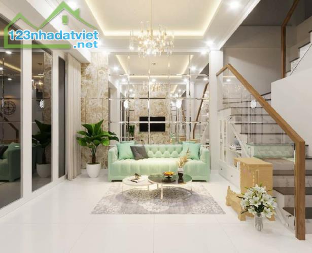 Nguyễn Xí bình thạnh nhà bán 42m2 4 tầng mới full nộ thất ngang hơn 4m nhỉnh nhẹ 6 tỷ - 2