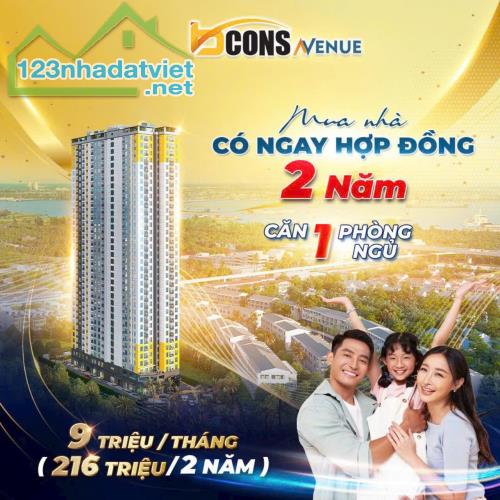 Bạn Có Dám Tin 53m2 Làm Được 2PN, 2WC Không?? Bcons Avenue Có Ngay Ạ - 1