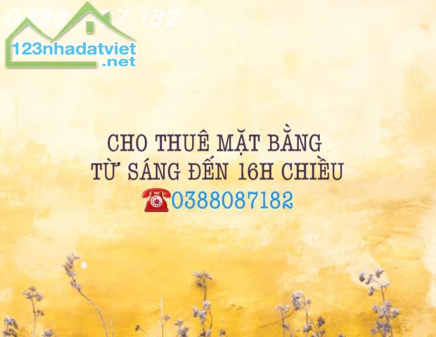 CHÍNH CHỦ CHO THUÊ MẶT BẰNG TỪ SÁNG TỚI 16H CHIỀU- Địa chỉ: 40/69 Lê Thị Hồng p17, quận