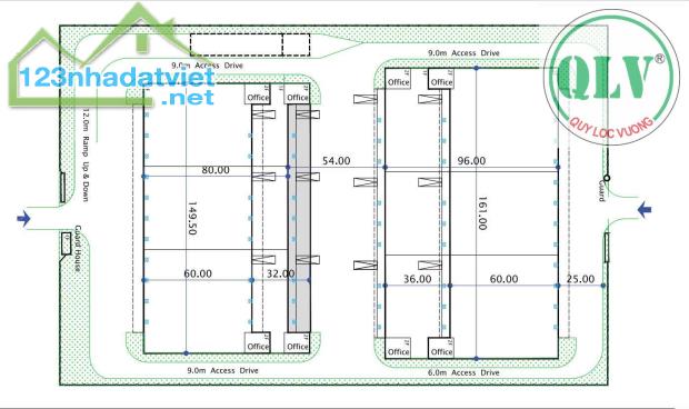 Cho thuê khu nhà xưởng 52.054m2 gồm nhiều block ở KCN Long Hậu, Long An - 1