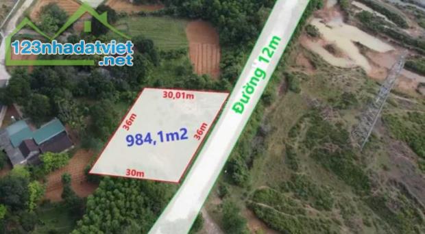 BÁN 984m2 ĐẤT GIÁ TỐT NHẤT KHU VỰC THẠCH HÀ-HÀ TĨNH